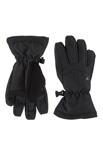 Tog 24 Kids Black Lockton Waterproof Ski Gloves