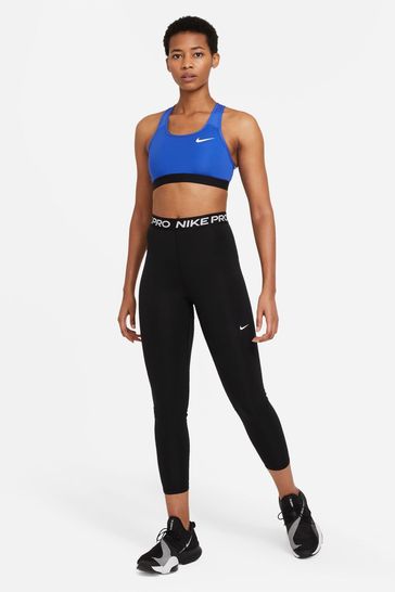 Buy Nike Pro Black 365 High Rise 7/8 High Waisted Leggings from