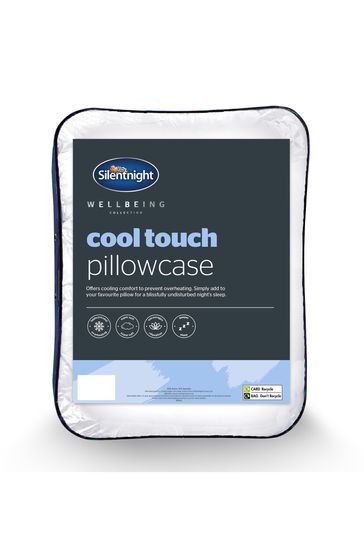 Buy Silentnight White Wellbeing Cool Touch Pillowcase from Next