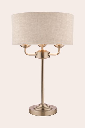 Laura Ashley Chrome Sorrento Table Lamp