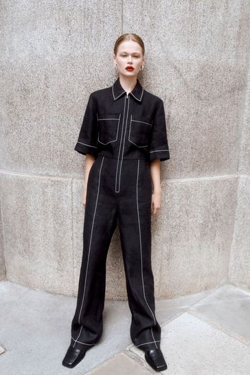 Jigsaw black sales jumpsuit