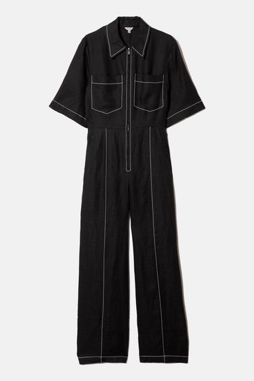 Jigsaw black hot sale jumpsuit