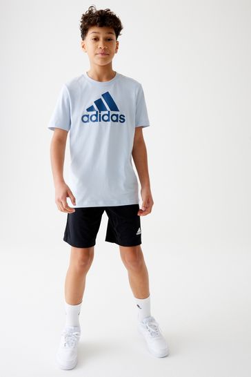 adidas White Sportswear Essentials Big Logo Cotton T-Shirt