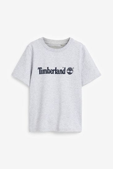 Timberland Grey Logo T-Shirt