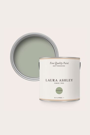 Laura Ashley Pistachio Green Matte Emulsion 2.5Lt Paint