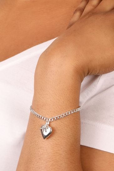 Caramel Jewellery London Silver Chunky 'Cherish' Bracelet