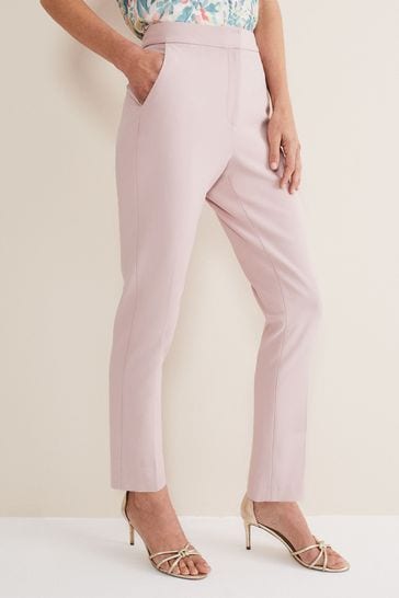 Phase Eight Pink Eira Cigarette Trousers