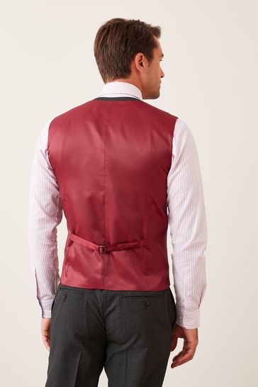Burgundy waistcoat next online