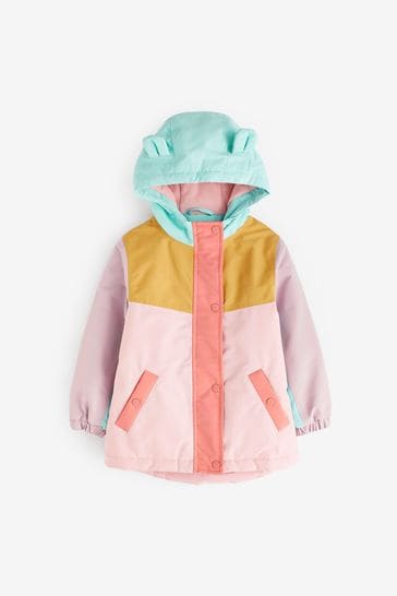 Buy Pink Waterproof Colourblock Jacket 9mths 7yrs from Next Germany