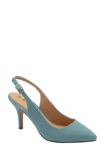 Blue clearance slingback heels