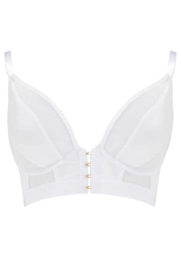 Buy Pour Moi White India Front Fastening Underwired Bralette from Next USA