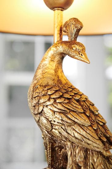 Next peacock sale lamp