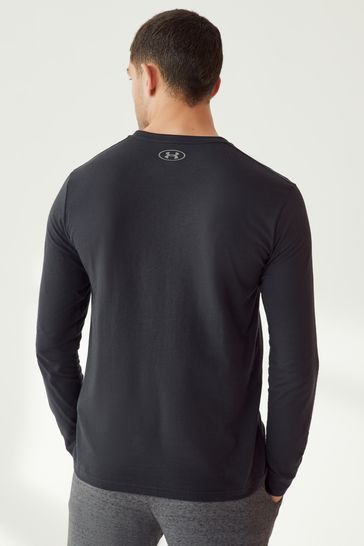 Black under armour sales long sleeve shirt