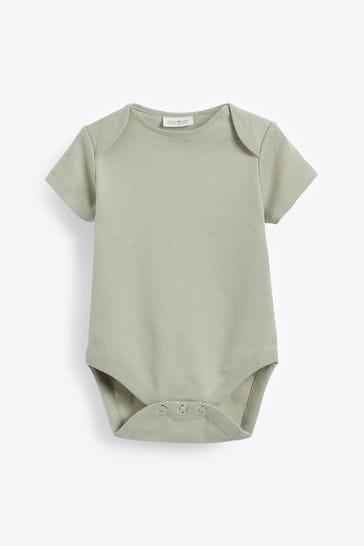 Buy Petrol Blue 5 Pack Plain Baby Bodysuits from Next Netherlands