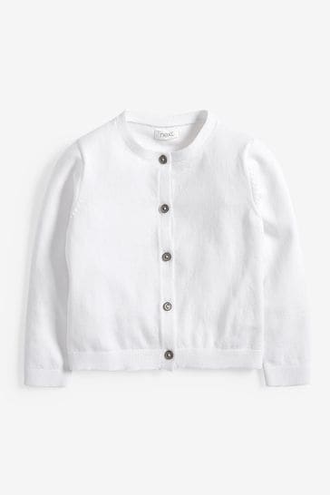 Buy White Cardigan 3mths 7yrs from Next Bahrain