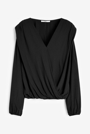 Buy Shoulder Pad Wrap Top from Next Germany