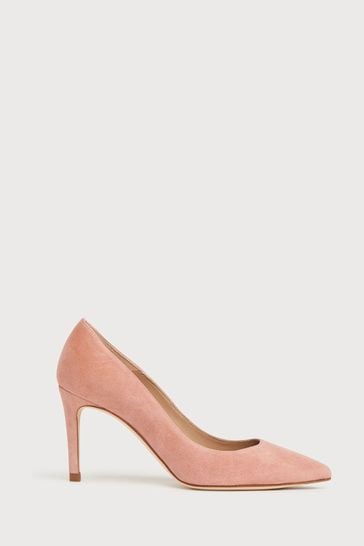 LK Bennett Floret Suede Pointed Toe Courts