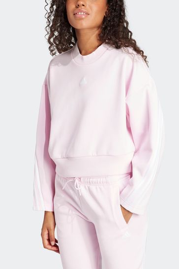 Buy adidas Pink Sportswear Future Icons 3 Stripes Sweatshirt from Next USA