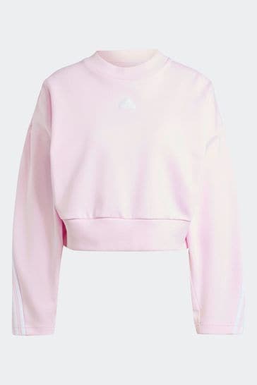 USA Icons from adidas Future Sportswear Next 3 Pink Sweatshirt Buy Stripes