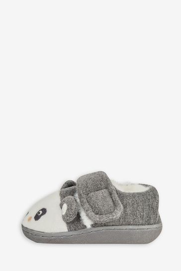 Buy JoJo Maman B b Grey Girls Panda Easy On Slippers from Next