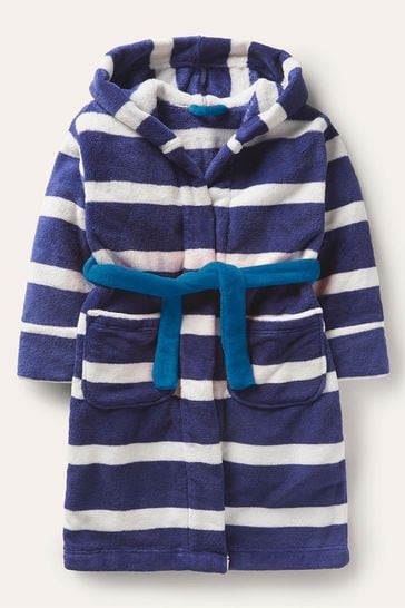 Boden Blue Cosy Dressing Gown