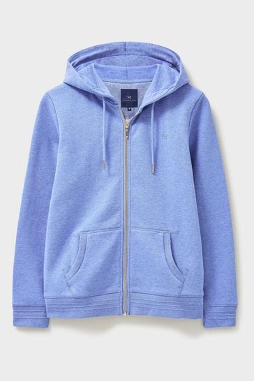Blue cotton hot sale hoodie