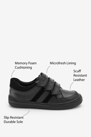 Adidas leather school shoes store