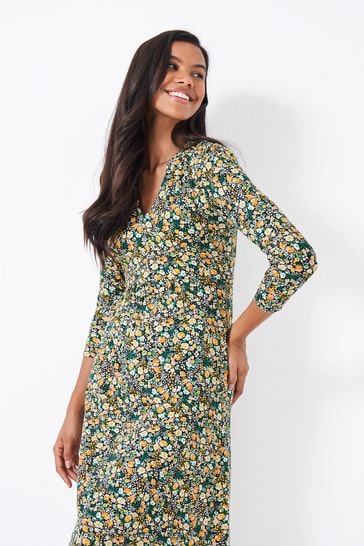 Floral print sales jersey dress