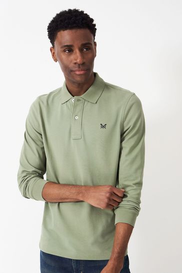 Crew Clothing Long Sleeve Classic Polo Shirt