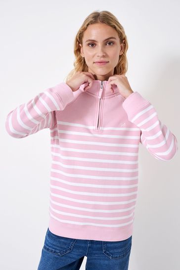 Buy Crew Clothing Half Zip Sweatshirt from Next Oman