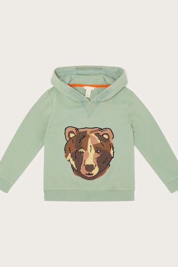 Buy Monsoon Green Bear Hoodie from Next Netherlands
