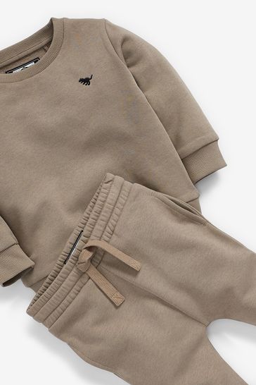 Buy Stone Jersey Sweatshirt And Joggers Set 3mths 7yrs from Next Ireland