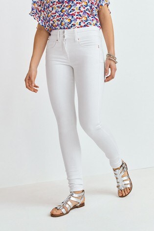 White Lift, Slim And Shape Skinny Jeans