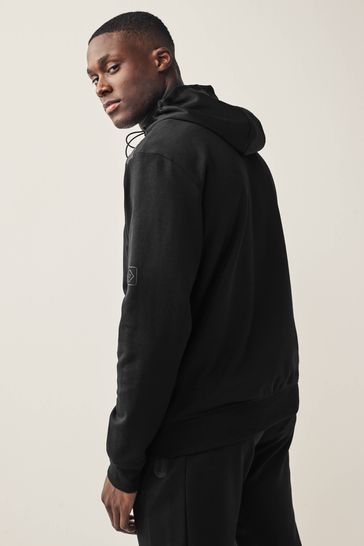 Buy Black Athleisure Hoodie from Next Estonia