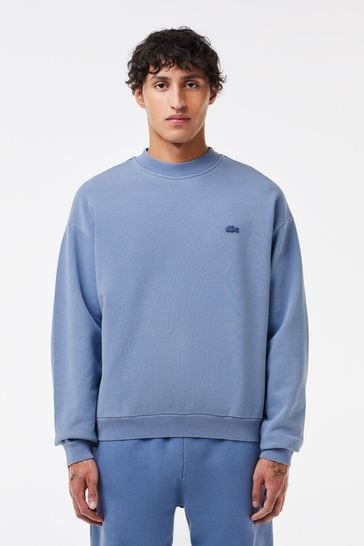 Lacoste Relaxed Fit Tonal Logo Jersey Sweatshirt