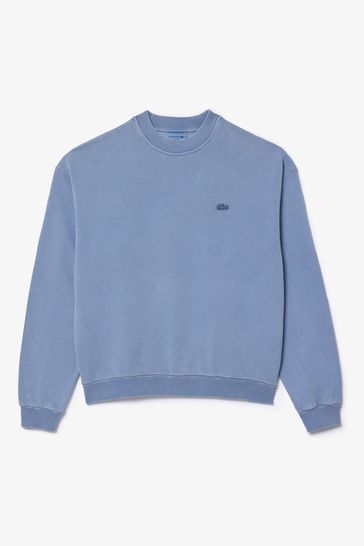 Buy Lacoste Relaxed Fit Tonal Logo Jersey Sweatshirt from Next Bahrain