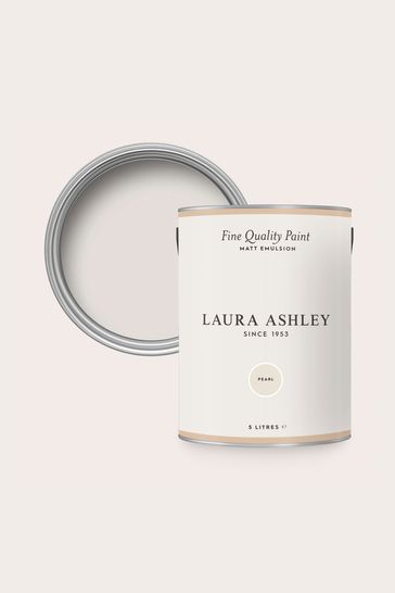 Laura Ashley Pearl White Matte Emulsion 5LT Paint