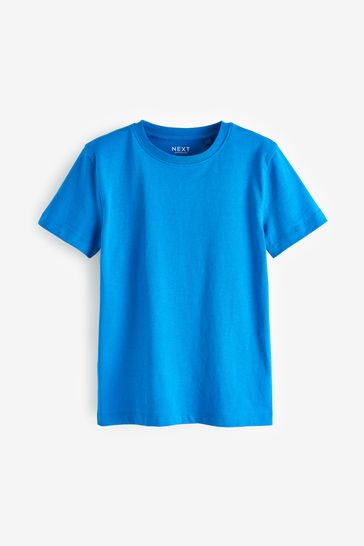 Blue Cobalt Cotton Short Sleeve T-Shirt (3-16yrs)