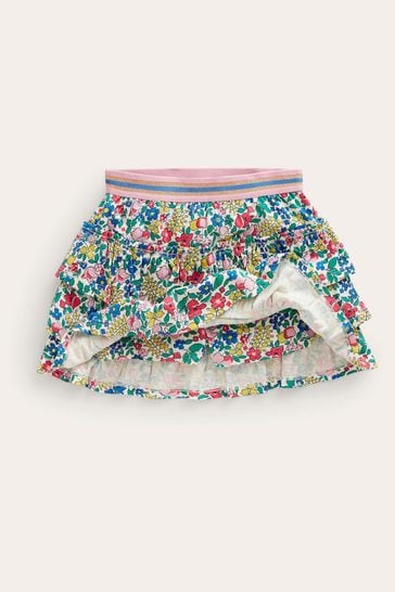 Buy Boden Pink Jersey Ruffle Skort from Next Luxembourg