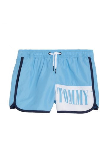 Tommy Hilfiger Blue Runner Swim Shorts