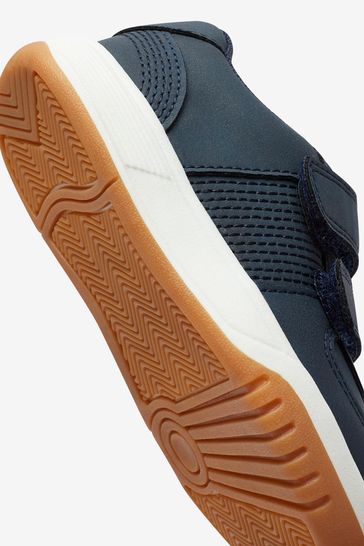 Navy Standard Fit F Strap Touch Fastening Trainers
