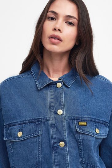 Barbour outlet trucker jacket