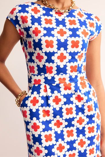 Boden blue polka dot dress sale