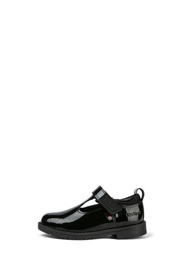 Kickers Infants Lachly T-Bar Patent Leather Shoes