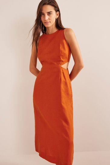 Boden orange outlet dress