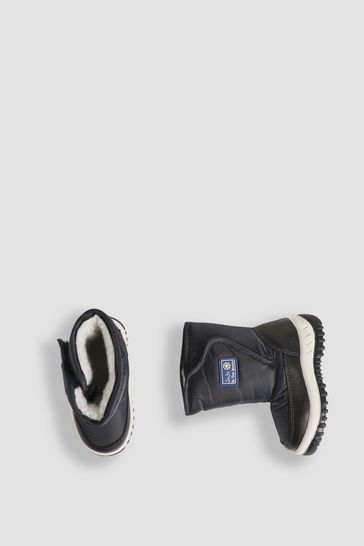 JoJo Maman Bebe Navy Cosy Snow Boots