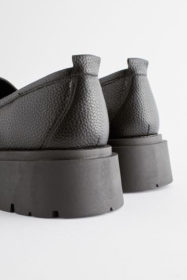 Svart - Forever Comfort® Standard/Bred passform Chunky Loafers