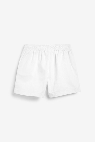 White Rugby Sports Shorts (3-16yrs)