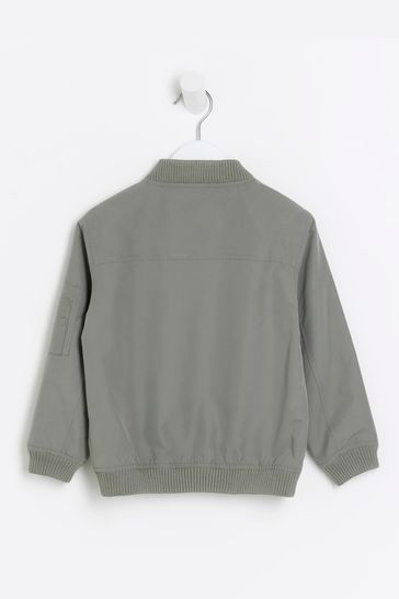 Boys grey 2025 bomber jacket