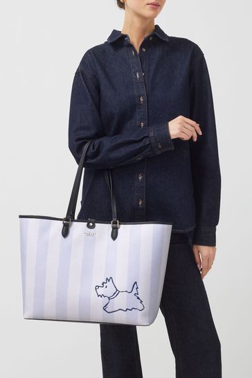 Radley top striped bag